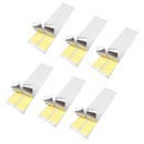 6 Pieces Universal Durable Archery Arrow Wraps Stickers 230 x 65mm white
