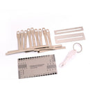 9pcs Stainless Steel Understring Radius Gauge+String Action Ruler+Pin Puller