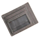DIY Leather 3 Pockets Card Bag Kit Make Your Own Leather Card Holder Grey