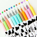 Creative Cute Milk Cow Gel Pens Ballpoint Pen Student Stationery 12 Pcs / Set