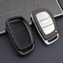 Durable Carbon Fiber Case Key Fob Cover Holder For Hyundai Tucson Elantra Sonata