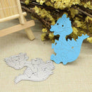 DIY Metal Crocodile Embossing Stencil Scrapbook Craft Cutting Die Card Gift