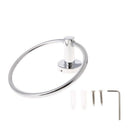 Stainless Steel Towel Ring Holder Hanger Chrome Wall Mounted Home Hotel Bathroom
