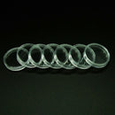 100pcs 27/30mm Coin Storage Box Clear Plastic Round Display Case Album Ca QFC