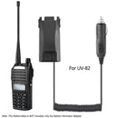 Car Charger Battery Eliminator Adapter for Baofeng UV-82 Walkie Talkie