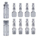1/4 Inch Bsp Air Line Hose Compressor Fitting Couplings Connector Male Fema