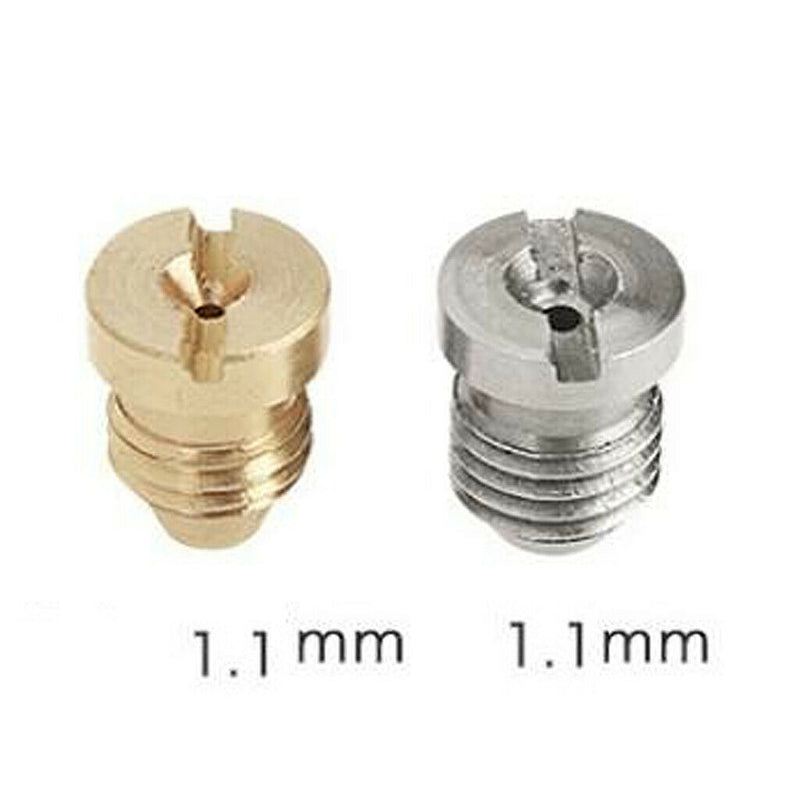 8Pc 1.1mm Brass Pressure Washer Thread Nozzle Tip for High Pressure Wash Gun