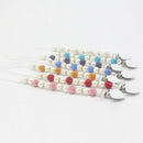Baby Pacifier Clip Boy Girl Crystal Plastic Beaded Pacifier Holder Clip Nip