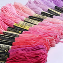 Premium Rainbow Color Embroidery Floss Cross Stitch Threads Friendship Brac