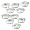 10 Pcs 43mm Diameter Hardware Stainless Steel Round Air Vent Louver X5Q9
