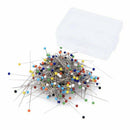 1000 Pieces Sewing Pins,1.5 Inch Multi-Color Glass Ball Head Pins,Straight  M6A7