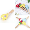 Hot Cute Wooden Maraca Rattles Musical Instrument Baby Children Shaker Toys Gift