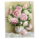 DIY 5D Peony Diamond Painting Embroidery Cross Craft Stitch Kit Home Decor