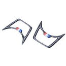 Carbon Fiber Headlight Switch Cover Frame Cover Trim for Ford Mustang 2015-