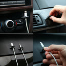 8Pcs Car Interior Clip Earphone Cable Clip Arrangement Panel Clamp(Beige) A