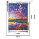 Full Drill Rhinestone Poster DIY Fantasy Cloud Sky Diamond Painting (B3238)