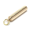 Outdoor Brass Survival Waterproof Pills Case Medicine Box Container Keychain %o