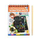 1 Pcs Scratch Painting Book Kids Cartoon DIY Scratch Graffiti Drawing 14*10cm li