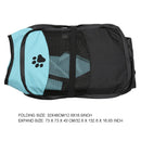 Claw Print Foldable Pet Cat Dog Tent House Guard Playpen Fence (Sky Blue)