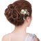 2 PIECES WOMEN CRYSTAL FLOWER TASSELS HAIRPINS
