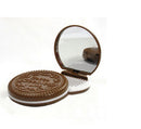 Reliable Mini Pocket Chocolate Cookie Compact Mirror + Comb Make Up Mirrors AT3C