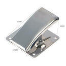 Stainless Steel Fish Tail Clip Cleaning Clamp w/ Mounting Base Fishing Ta A