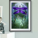 5D DIY Full Drill Diamond Painting Dragonfly Embroidery Mosaic Craft Kit