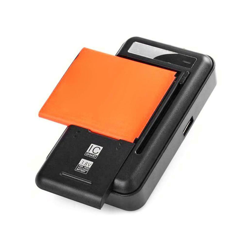 2 in 1 Universal Cell Phone Battery Charger USB for Android Phone US Plug