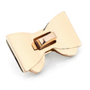 Bowknot Shape Clasp Turn Locks Twist Lock DIY Handbag Bag Hardware Accessor3C