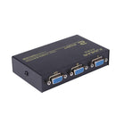 130MHz 1 to 2 Monitor Switch VGA Video Splitter Converter Adapter Box