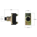 Momentary ON/OFF Horn Push Button Switch Waterproof Trumpet Push Switch