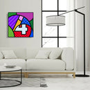 Abstract Numbers 5D Full Round Drill Diamond Painting Cross Stitch Mosaic