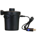 2 in 1 Car Electric Air Pump USB Outdoor Kayak Airbed Cushion Boat Inflator A