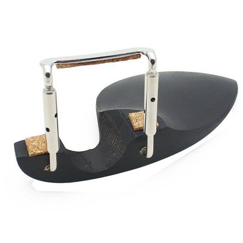 3/4 4/4 Violin Chin Rest Chinrest Wood with Standard Bracket Black