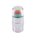 2 Pcs Motorcycle Car Air Tyre Tire Valve Pressure Warning Caps 2.4 Bar New