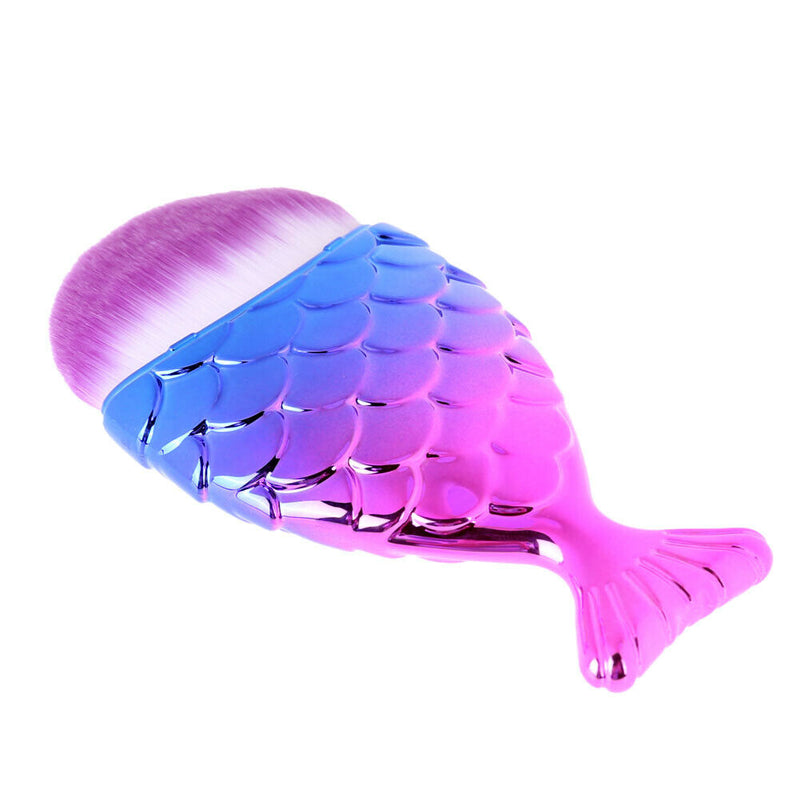 1pc Fish Shaped Large Makeup Powder Blush Contour Blending Brush(08)