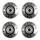 Bass Volume Knob Guitar Speed Control Knob 4 Pieces/Set for Les Paul Guitars