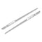 2pcs Car Side Body Vinyl Decals Long Stripe Stickers for Mercedes-Benz(Grey