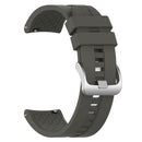 22mm Silicone Wrist Strap Band w/Buckle for Amazfit GTR 47mm (Dark Grey)