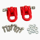 1 Pair 1:10 Scale Hook Shackles for RC SCX-10 Crawler Truck Accessories Red  Nsp