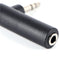 Right Angle 90Degree3.5mm 3Pole Audio Stereo Male to Female Extension Adapter SP