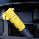 Car Auto LED Torch Flashlight Emergency Safety Hammer Belt Cutter Escape Tools