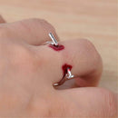 Fashion Women Men Geometric Open Knuckle Finger Rings Halloween Jewelry