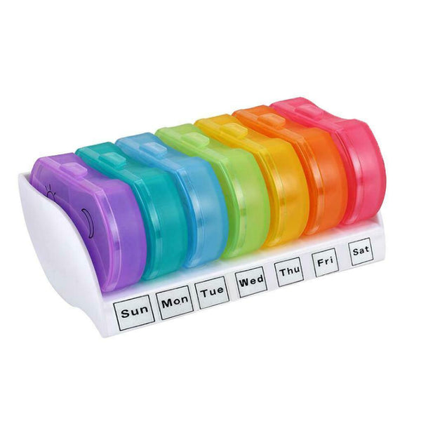 7Day Pills Box Medicine Tablet Dispenser Organizer Weekly Storage Case