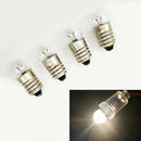 10pcs White LED 2.5V E10 BULB Screw GLOBE for FLASHLIGHT TORCH HEAD LAMP BICYCLE