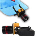 Clip On LED Head Lamp Cap Hat Light Torch For Fishing Hunting Camping Outdo E0G4