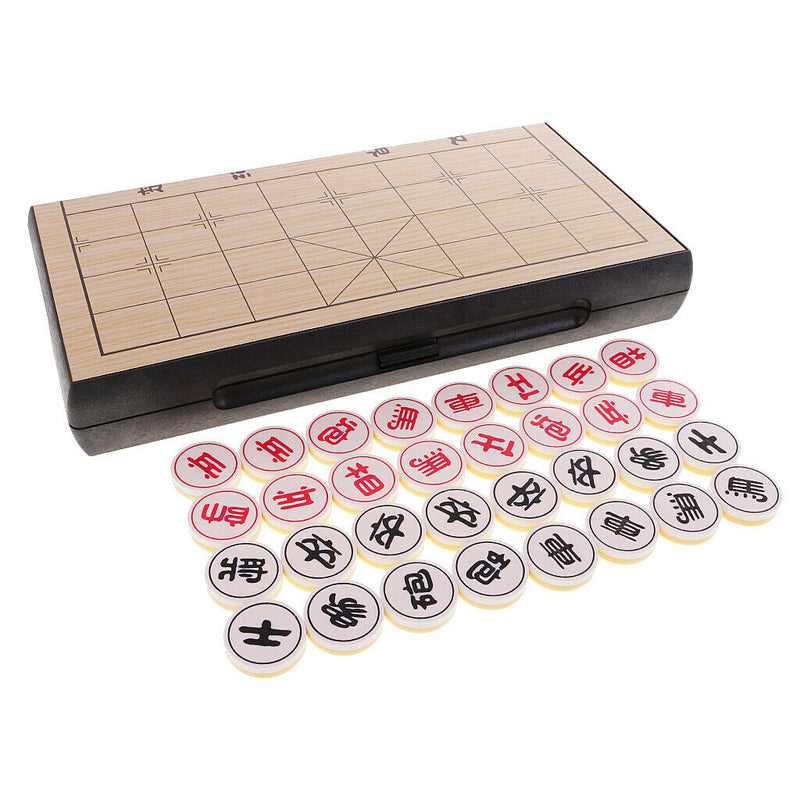 Magnetic Folding Foldable Portable Traditional Chinese Chess Travel Set Family