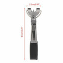 3 in 1 Portable Fishing Line Cutter Fly Knot Tying Hook Stainless Steel Outdoor