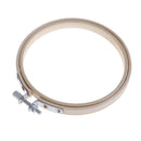 10cm Bamboo Frame Embroidery Hoop Ring DIY Cross Stitch Machine Loop Sewing  Gw