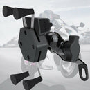 Universal 360 Motorcycle Bicycle Phone Holder with USB Charging Handle Grip
